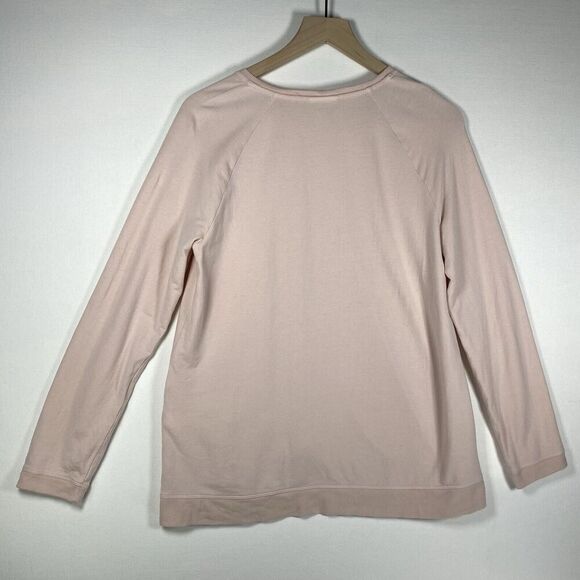 J Jill Pure Jill Womens Pullover Sweater SMALL Pink Blush Pima Cotton - Picture 9 of 9